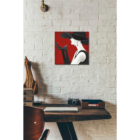 Image of 'Haute Chapeau Rouge II' by Marco Fabiano, Canvas Wall Art,12 x 12