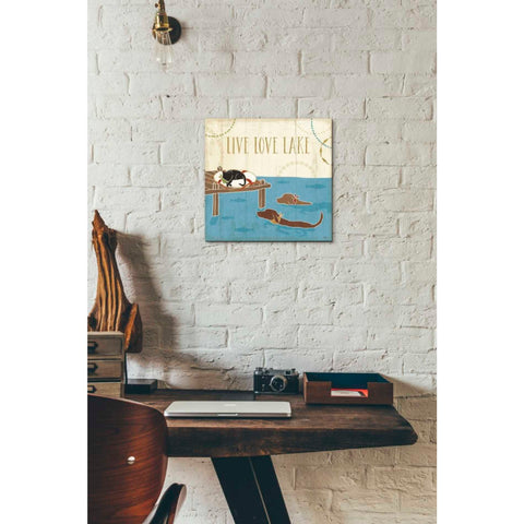 Image of 'Lake Pals V' by Veronique Charron, Canvas Wall Art,12 x 12