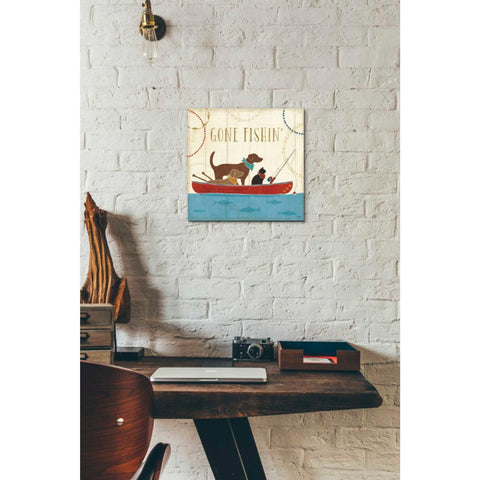 Image of 'Lake Pals III' by Veronique Charron, Canvas Wall Art,12 x 12