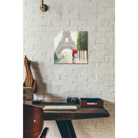 Image of 'Paris Romance II' by Marco Fabiano, Canvas Wall Art,12 x 12
