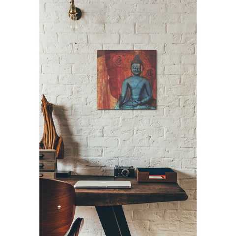 Image of 'Blue Buddha' by Elena Ray Canvas Wall Art,12 x 12