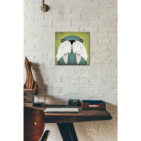 Image of 'Walrus' by Ryan Fowler, Canvas Wall Art,12 x 12