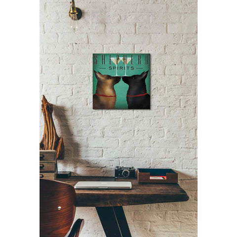 Image of 'Double Shepherd Martini' by Ryan Fowler, Canvas Wall Art,12 x 12