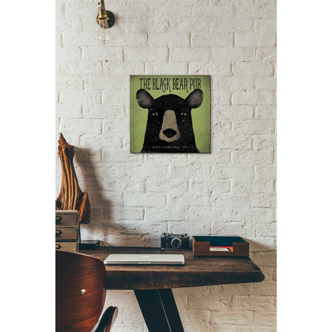 Image of 'The Black Bear Pub' by Ryan Fowler, Canvas Wall Art,12 x 12