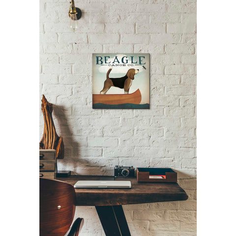 Image of 'Beagle Canoe Co' by Ryan Fowler, Canvas Wall Art,12 x 12
