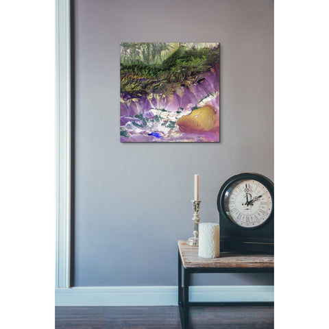Image of 'Earth As Art: Bogda Mountains' Canvas Wall Art,12 x 12