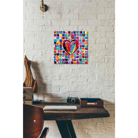 Image of 'Hearts of a Different Color II' by Carolee Vitaletti Giclee Canvas Wall Art