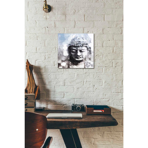 Image of 'Peaceful Buddha I' by Linda Woods, Canvas Wall Art,12 x 12
