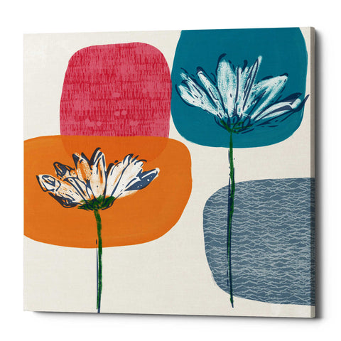 Image of 'Fall Floral I' by Linda Woods, Canvas Wall Art,12 x 12