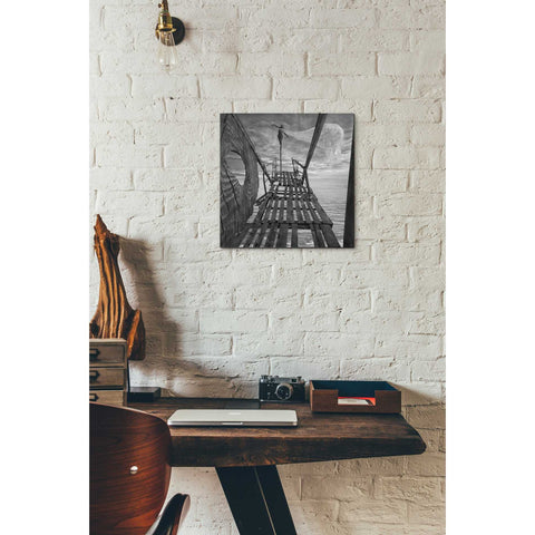 Image of 'Black Bridge' by Dariusz Klimczak, Canvas Wall Art,12 x 12