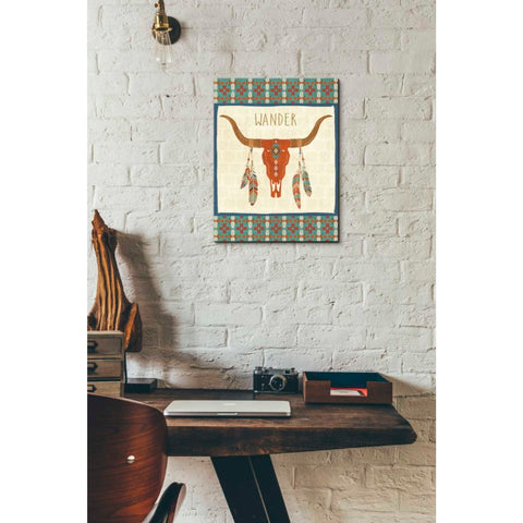 Image of 'Southwest at Heart I FLAG' by Veronique Charron, Canvas Wall Art,12 x 16