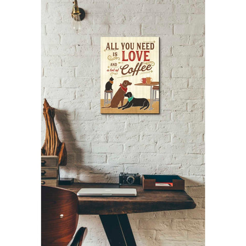 Image of 'Coffee and Friends III' by Veronique Charron, Canvas Wall Art,12 x 16