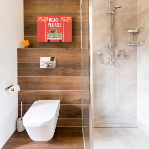 Image of 'Beach Bums Beetle I' by Michael Mullan, Canvas Wall Art,16 x 12