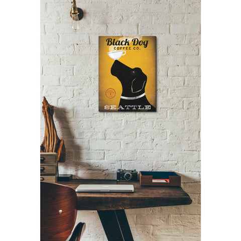 Image of 'Black Dog Coffee Co Seattle' by Ryan Fowler, Canvas Wall Art,12 x 16
