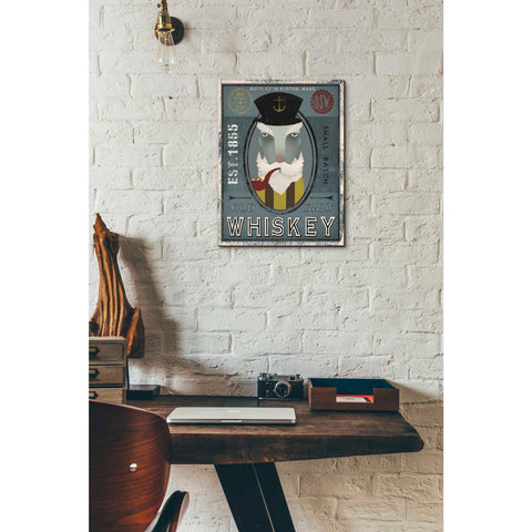 Image of 'Fisherman I Old Salt Whiskey' by Ryan Fowler, Canvas Wall Art,12 x 16