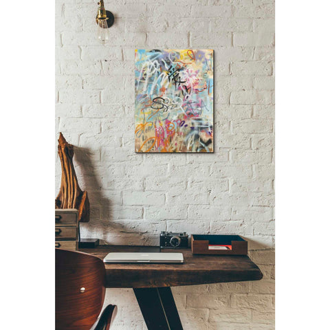 Image of 'Graffiti Love' by Danhui Nai, Canvas Wall Art,12 x 16