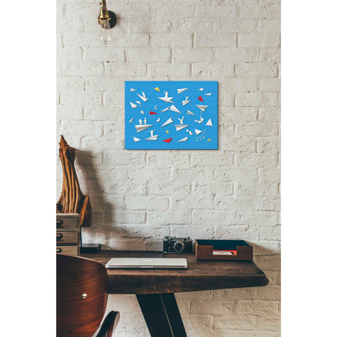 Image of 'Paper Planes' Canvas Wall Art,16 x 12