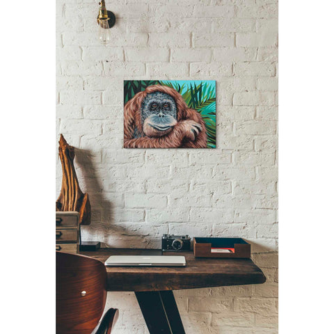 Image of 'Jungle Monkey I' by Carolee Vitaletti Canvas Wall Art,16 x 12