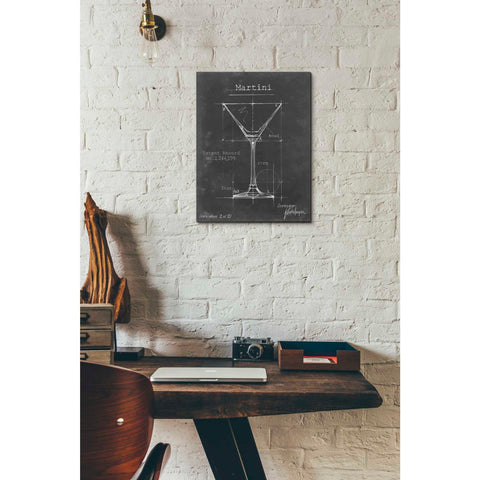 Image of 'Barware Blueprint V' by Ethan Harper Canvas Wall Art,12 x 16