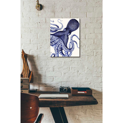 Image of 'Landscape Blue Octopus' by Fab Funky Giclee Canvas Wall Art