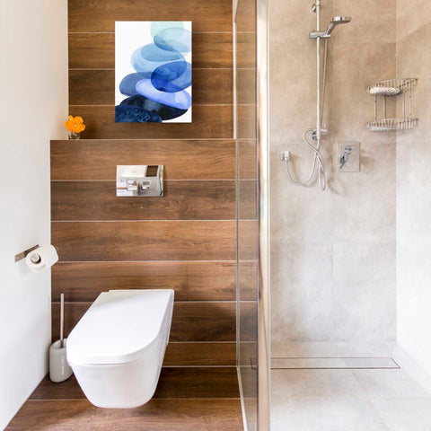 Image of 'River Worn Pebbles I' by Grace Popp Canvas Wall Art,12 x 16