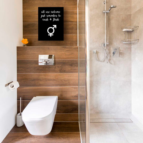 Image of 'Human Bathroom III' by Jarman Fagalde Giclee Canvas Wall Art