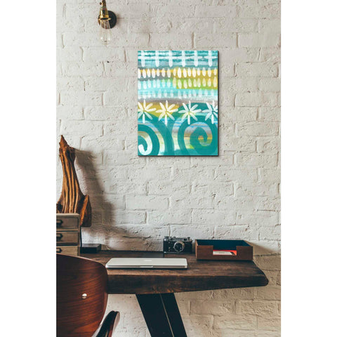 Image of 'Fiesta II' by Linda Woods, Canvas Wall Art,12 x 16