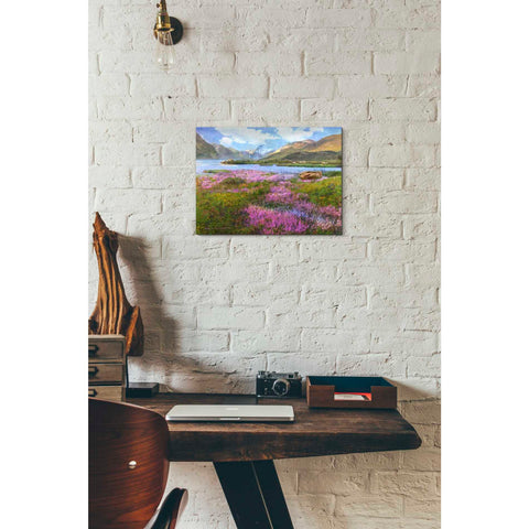 Image of 'Heather Scotland' by Chris Vest, Giclee Canvas Wall Art