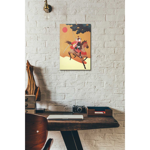 Image of 'Samurai' by Sai Tamiya, Canvas Wall Art,12 x 18