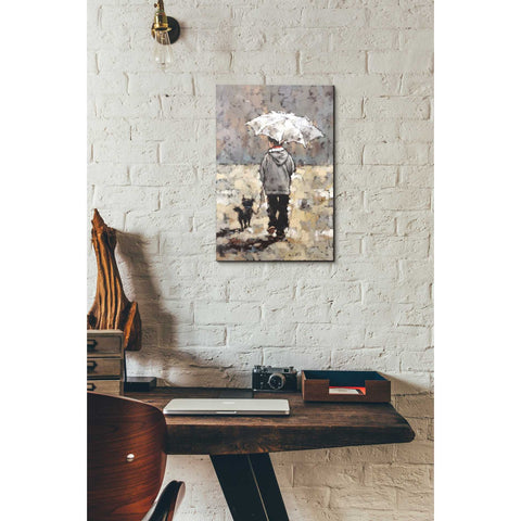 Image of 'Autumn Beach' by Alexander Gunin, Canvas Wall Art,12 x 18