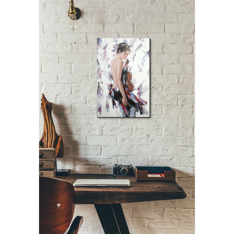 Image of 'Violinist' by Alexander Gunin, Canvas Wall Art,12 x 18