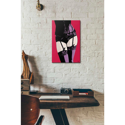 Image of 'Purple Corset' by Giuseppe Cristiano, Canvas Wall Art,12 x 18
