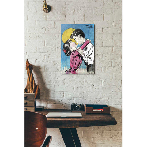 Image of 'Love Moon Pop' by Loui Jover, Canvas Wall Art,12 x 18