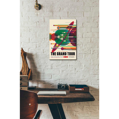 Image of 'Visions of the Future:The Grand Tour' Canvas Wall Art,12 x 18