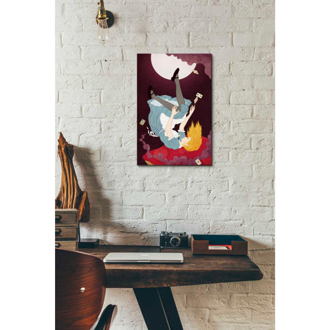 Image of 'Alice in Wonderland' by Sai Tamiya, Canvas Wall Art,12 x 18