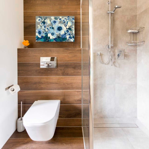 Image of 'Anemones Japonaises I' by Shirley Novak, Canvas Wall Art,18 x 12