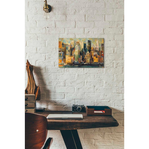 Image of 'New York New York' by Marilyn Hageman, Canvas Wall Art,18 x 12
