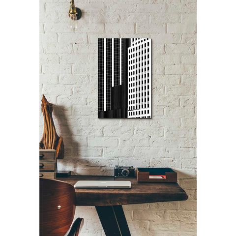 Image of 'NYC in Pure B&W II' by Jeff Pica Canvas Wall Art,12 x 18