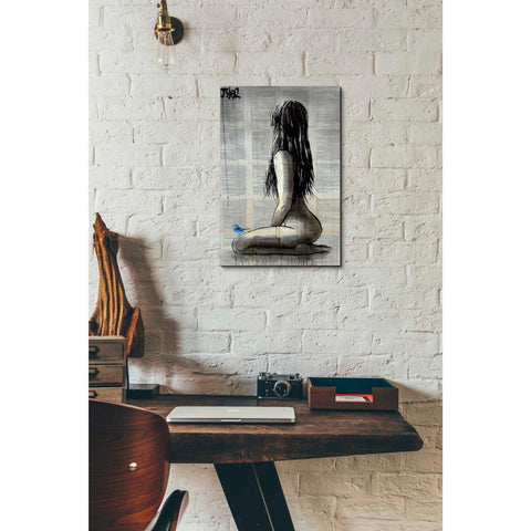 Image of 'Bluebird Whisper' by Loui Jover, Canvas Wall Art,12 x 18