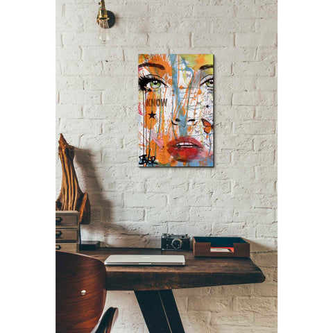 Image of 'Know' by Loui Jover, Canvas Wall Art,12 x 18