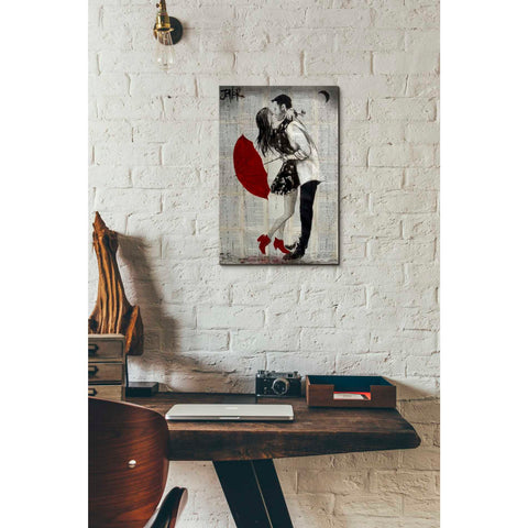 Image of 'Never Mnd The Rain' by Loui Jover, Canvas Wall Art,12 x 18