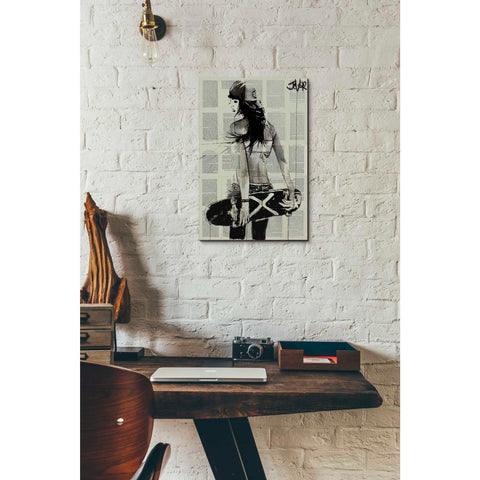 Image of 'Sk8Ter Gurl' by Loui Jover, Canvas Wall Art,12 x 18