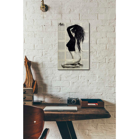 Image of 'The Black Top' by Loui Jover, Canvas Wall Art,12 x 18