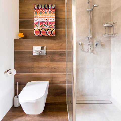 Image of 'Fiesta V' by Linda Woods, Canvas Wall Art,12 x 18