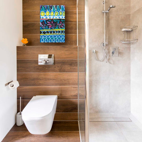 Image of 'Pattern Painting I' by Linda Woods, Canvas Wall Art,12 x 18