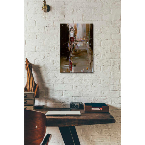 Image of 'Down Town' by Oscar Alvarez Pardo, Canvas Wall Art,12 x 18