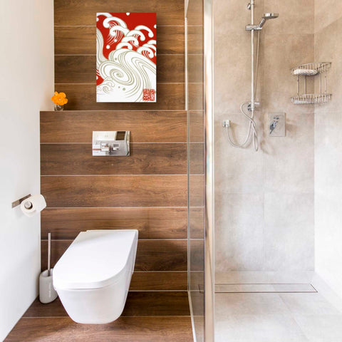 Image of 'Wave A' by Zigen Tanabe, Giclee Canvas Wall Art