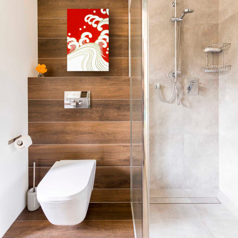 Image of 'Wave B' by Zigen Tanabe, Giclee Canvas Wall Art