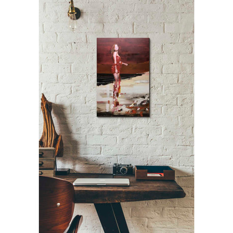 Image of 'In Red' by Oscar Alvarez Pardo, Canvas Wall Art,12 x 18