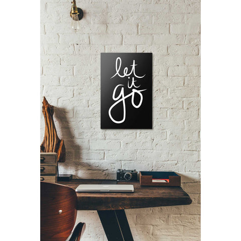 Image of 'Let It Go' by Linda Woods, Canvas Wall Art,12 x 18